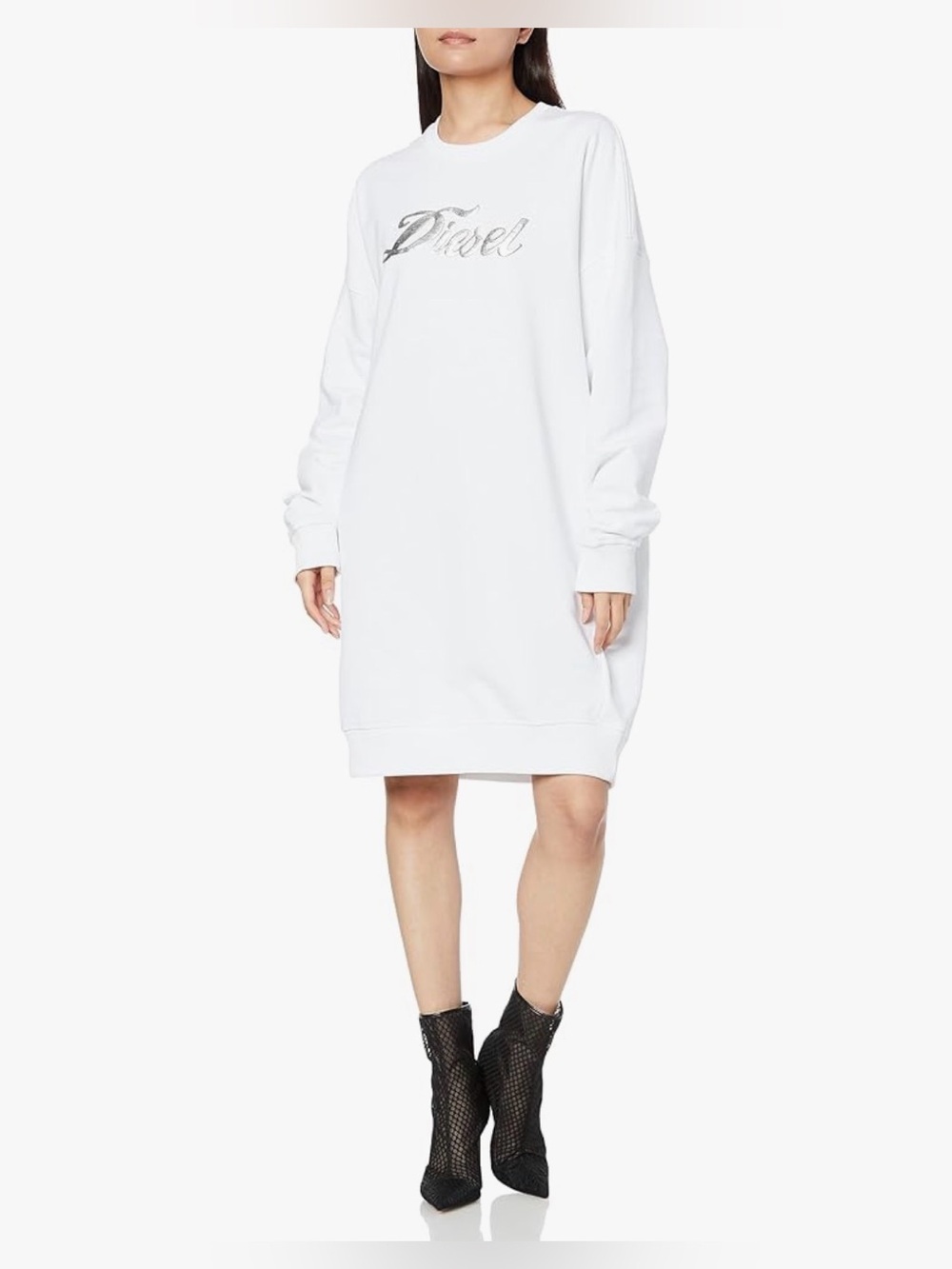 Diesel D-ROBBIE-New-ITA-Foil Sweater Dress